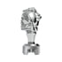 70709 by UNITED PACIFIC - Manual Transmission Shift Knob - Gearshift Knob, Chrome, Skull, 13/15/18 Speed, with Adapter