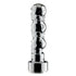 70752 by UNITED PACIFIC - Manual Transmission Shift Knob - Chrome, 3 Skull, 13/15/18 Speed, with Adapter