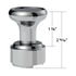 70820 by UNITED PACIFIC - Gearshift Knob - Chrome, Thread-On, with Adapter, with 9/10 Shifter, for Eaton Fuller Style