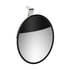 86506 by UNITED PACIFIC - Convex Mirror - 8.5" Stainless Steel, Heated, Passenger Side, with LED