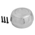88259 by UNITED PACIFIC - Steering Wheel Hub - With Horn Button, Chrome, for 2006+ Peterbilt & 2003+ Kenworth