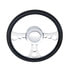 88305 by UNITED PACIFIC - Steering Wheel Hub Adapter - Chrome, Aluminum, 3 Bolt, for 9-Screw Steering Wheel