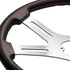 88310 by UNITED PACIFIC - Steering Wheel - 18" 4 Spoke, with Chrome Horn Bezel and Horn Button