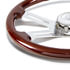 88310 by UNITED PACIFIC - Steering Wheel - 18" 4 Spoke, with Chrome Horn Bezel and Horn Button