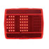 110105 by UNITED PACIFIC - Tail Light Lens - 68 LED Sequential, for 1964-1/2-1966 Ford Mustang