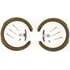 882 by BENDIX - New Drum Brake Shoe Set