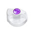 41326 by UNITED PACIFIC - A/C Control Knob - Purple Diamond, for Peterbilt Signature