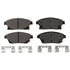 D1467 by BENDIX - CQ Disc Pad Set