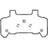 D289CT by BENDIX - CT3 Disc Pad Set
