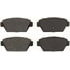 D329 by BENDIX - CQ Ceramic Brake Disc Pad Set, Rear