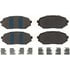 Bendix MKD468IQ Disc Brake Pad Set Semi-Met Disc Pad Set