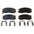 MKD484IQ by BENDIX - Disc Brake Pad Set - Semi Metallic