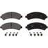 MKD726FM by BENDIX - FLEET METLOK Disc Brake Pad Set
