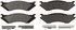 MKD758FM by BENDIX - FLEET METLOK Disc Brake Pad Set