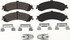 MKD834 by BENDIX - Disc Brake Pad Set - Semi Metallic