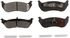 MKD881FM by BENDIX - FLEET METLOK Disc Brake Pad Set