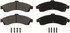 MKD882FM by BENDIX - FLEET METLOK Disc Brake Pad Set