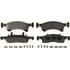 MKD934FM by BENDIX - FLEET METLOK Disc Brake Pad Set