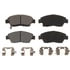 D621 by BENDIX - Disc Brake Pad Set - Front, Ceramic
