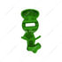 70276 by UNITED PACIFIC - Manual Transmission Shift Knob - Emerald Green, Plastic, for Eaton Fuller 13 Speed