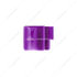 70370 by UNITED PACIFIC - Manual Transmission Shift Knob - Candy Purple, Plastic, for Eaton Fuller 13 Speed