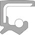 National Seals 710962 Transfer Case Input Shaft Seal Trans Case Input Shaft Seal