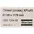 3363106468 by EPIROC - Chisel (Cross) MB 1500 135 x 1175 mm