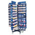 Grote 01062 Electrical Assortment and Merchandiser 8-Sided Electrical Accessory Display, 72" Tall x 48" Wide, Heavy Duty
