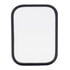 Grote 12073 Door Mirror Rolled-Rim Mirror with Ball Swivel - Stainless Steel