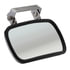 Grote 28763 Door Mirror Rectangular Over-The-Door Convex Mirror, Black
