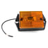 Grote 46393 Side Marker Light CLR/MKR,YEL,RECT,1 BULB,BUILT IN RFLCTR