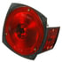 Grote 50542 Tail Light STT,4",RED,2-STUD W/RFL/SM,W/O LICENSE