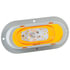 54243 by GROTE - SuperNova Oval LED Side Turn Marker Light - Gray Theft-Resistant Flange, Male Pin