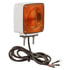 55340 by GROTE - Two-Stud Chrome Light with Pigtail, Red/Amber