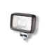 Grote 64891 Vehicle-Mounted Work Light 4"X 6", CLR, FLOOD, RECT RUBBER WORK LAMP