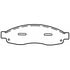 SD1015 by ABEX - Disc Brake Pad Set