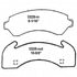 SD225 by ABEX - Disc Brake Pad Set