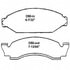 SD50 by ABEX - Disc Brake Pad Set