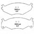 SD522 by ABEX - Disc Brake Pad Set