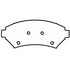 SD699 by ABEX - Disc Brake Pad Set