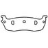 SD711 by ABEX - Disc Brake Pad Set