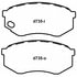 SD735 by ABEX - Disc Brake Pad Set