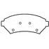 SD818 by ABEX - Disc Brake Pad Set