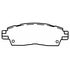 SD883 by ABEX - Disc Brake Pad Set