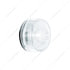 39244 by UNITED PACIFIC - Auxiliary Light - 3 LED, Oval, White LED, Clear Lens, 2 Wires, with Bullet Connectors