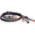 169123 by TECTRAN - Air Brake Hose and Power Cable Assembly - 12 ft. 4-in-1, Horizontal Dual Pole, Dual Cable