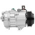 10A1582 by MANDO - New OE AC Compressor w/ Clutch & Pre-filled Oil, Direct Replacement