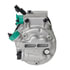 10A1103 by MANDO - New OE AC Compressor w/ Clutch & Pre-filled Oil, Direct Replacement