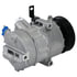 10A1502 by MANDO - New OE AC Compressor w/ Clutch & Pre-filled Oil, Direct Replacement