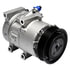 10A1566 by MANDO - New OE AC Compressor w/ Clutch & Pre-filled Oil, Direct Replacement